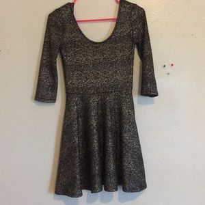 Sparkly sleeve dress